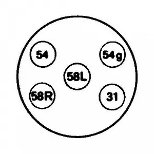 Розетка HELLA 8JB 001 940-001 для CASE IH HOLDER O+K LIEBHERR DEMAG KÖGEL synthetic.ua - Фото 1