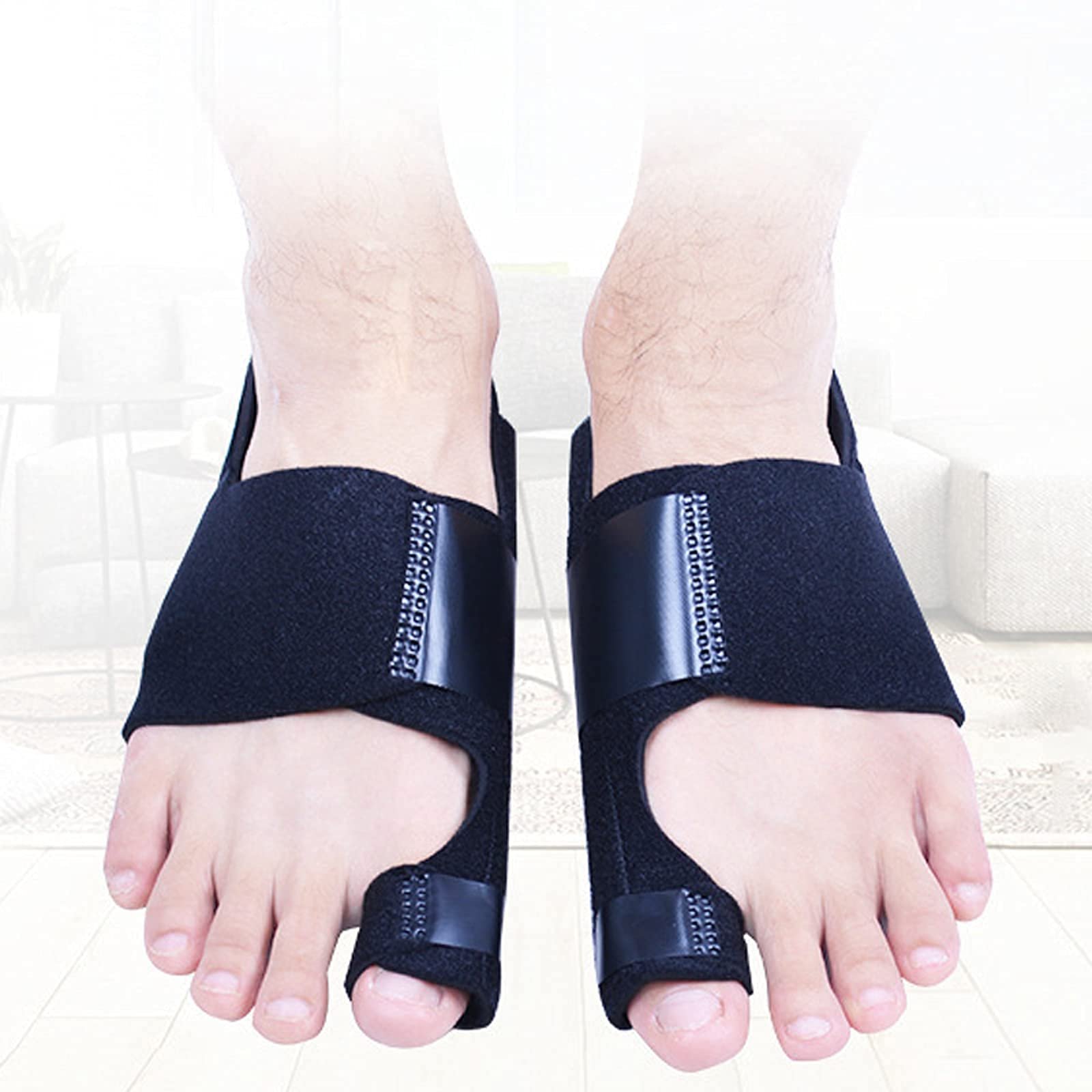 Коректор Hallux Valgus Pedic Великий Роздільник для Пальців Ніг, Зручна та Дихаюча Тканина, Синій, 1 Пара, фото №3