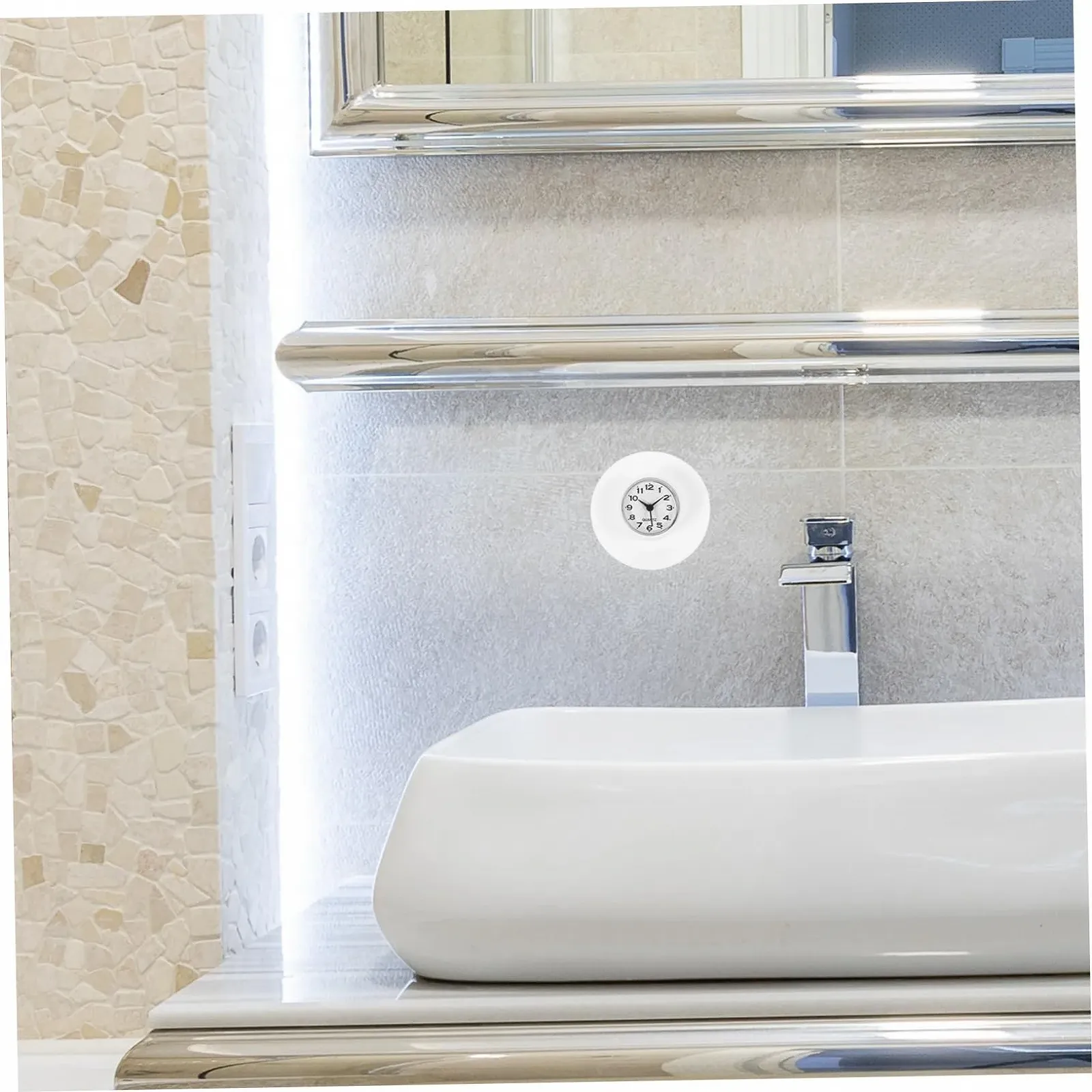 Годинник настінний FUNOMOCYA Водонепроникний з присоскою Практичний Декоративний, фото №2 Годинник настінний FUNOMOCYA Водонепроникний з присоскою Практичний Декоративний, фото №2