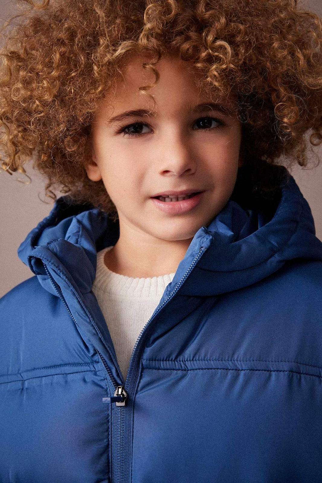 Зимняя куртка DeFacto для мальчиков, стандартный крой, с капюшоном, фото №3
