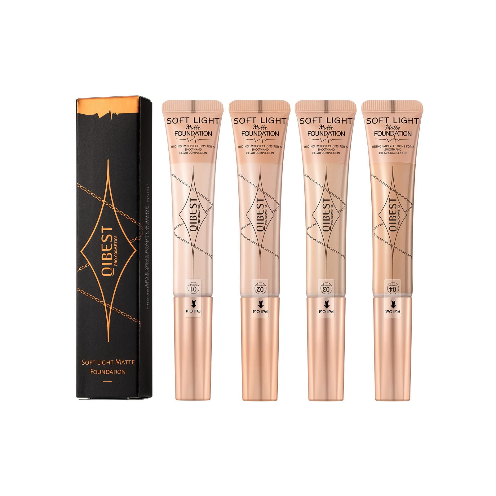 Рідкий консилер Beauty Wand Contouring з аплікатором-спонжем матовий бронзер-стік, фото №2