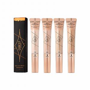 Рідкий консилер Beauty Wand Contouring з аплікатором-спонжем матовий бронзер-стік synthetic.ua - Фото 1