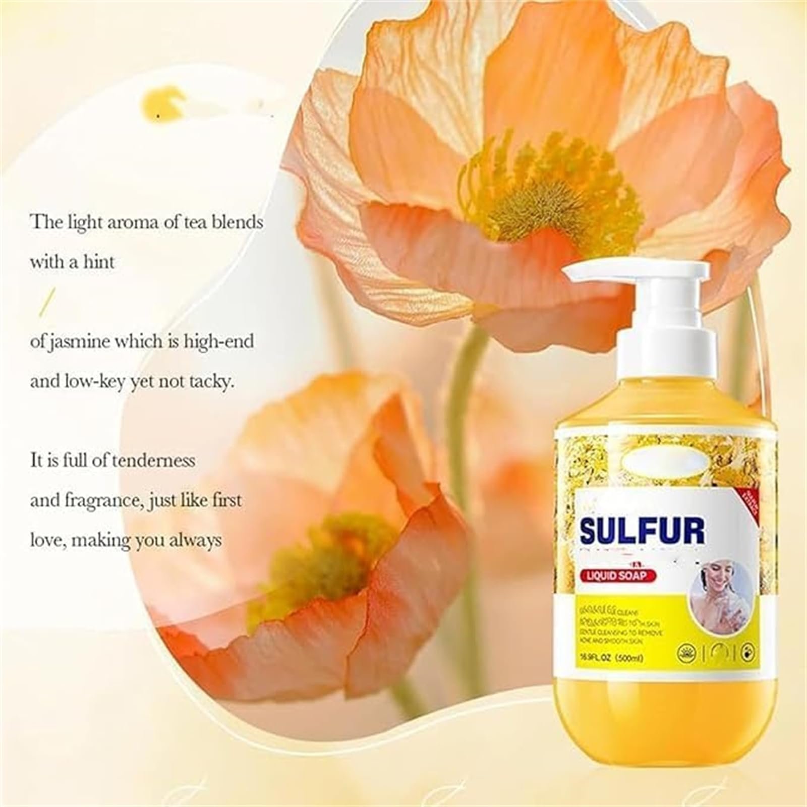 Гель для душу Sulfur Body Wash Cleaning Repair Multi-Action 3-в-1, фото №2