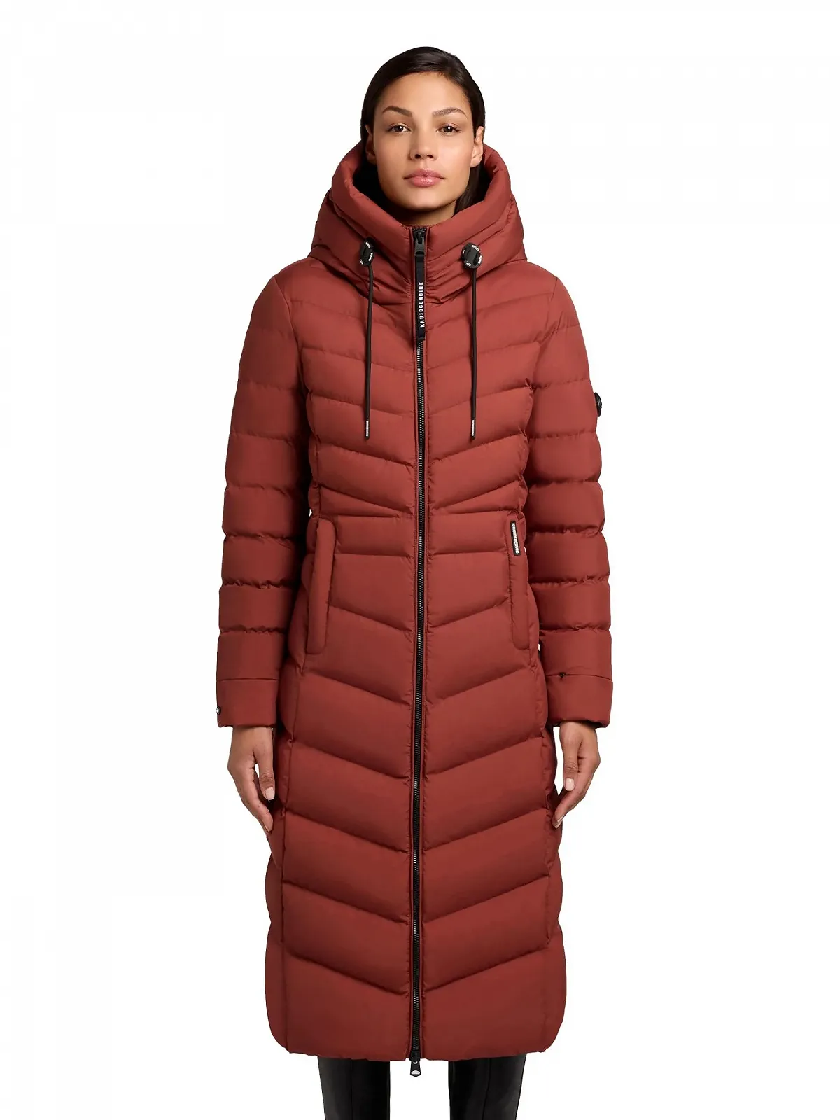 Зимове пальто khujo Ingram4-YM, дуже довге, стьобане, з високим коміром і капюшоном, фото №1 Зимове пальто khujo Ingram4-YM, дуже довге, стьобане, з високим коміром і капюшоном, фото №1