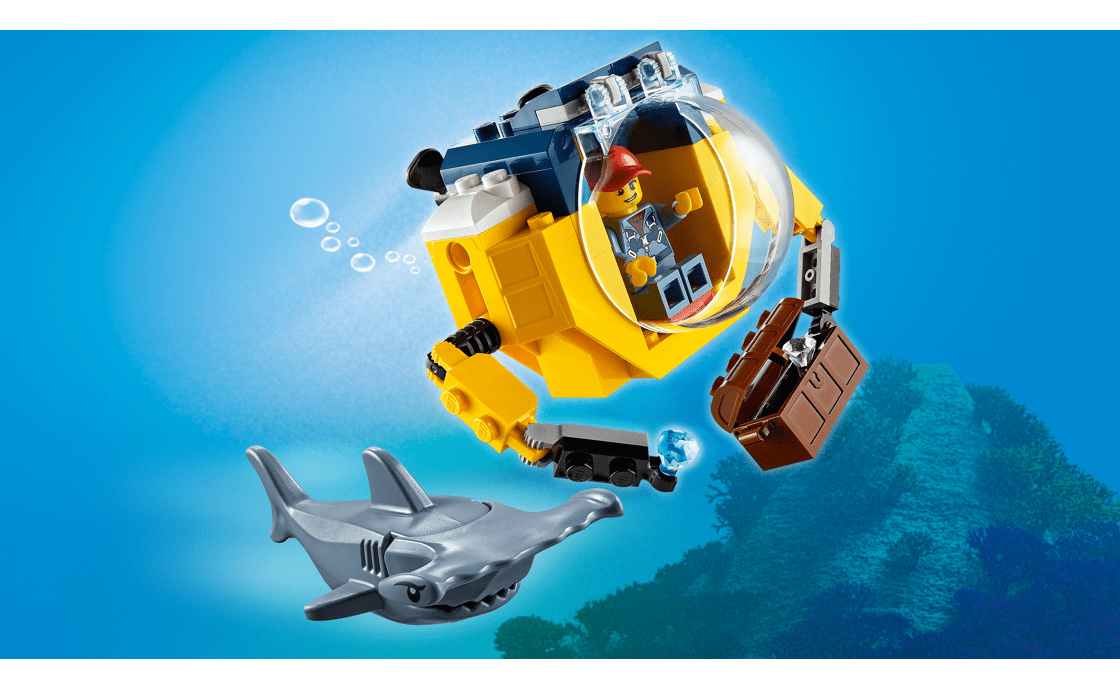 Конструктор LEGO Мини-субмарина 41 деталь 60263, фото №6