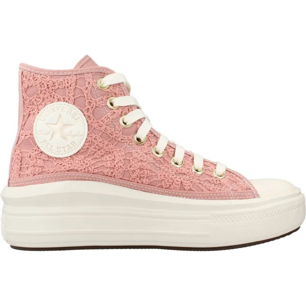 Кеди Converse Move Platform Hi жіночі Чорно-білі, фото №4