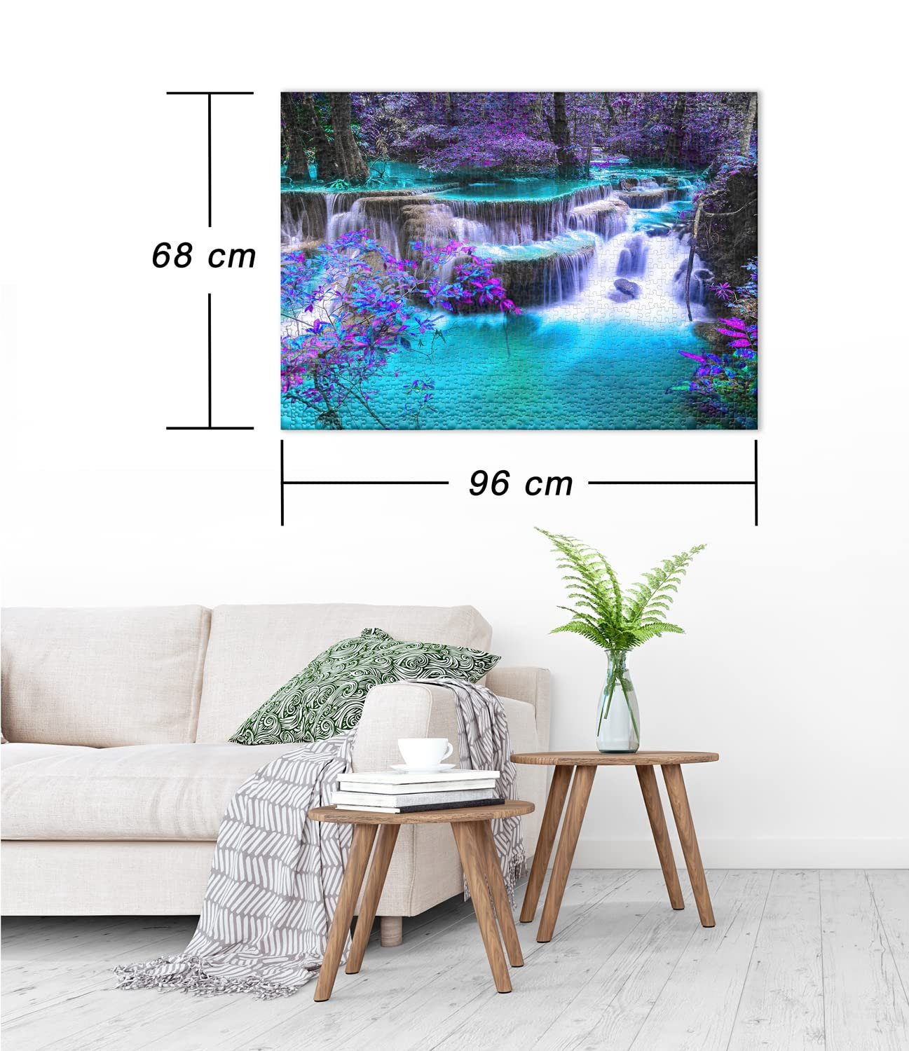 Пазл Ulmer Puzzleschmiede Secret Place 2000 элементов Ночной водопад, фото №3