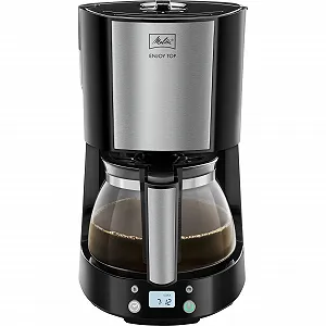 Фильтр-кофеварка Melitta Enjoy Top Timer 1017-11 1.2 л черная synthetic.ua - Фото 1