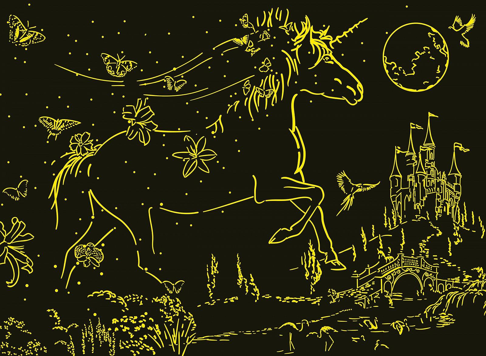 Детский пазл Ravensburger Star Line 12000872 200 элементов XXL Светящаяся бабочка-единорог, фото №3