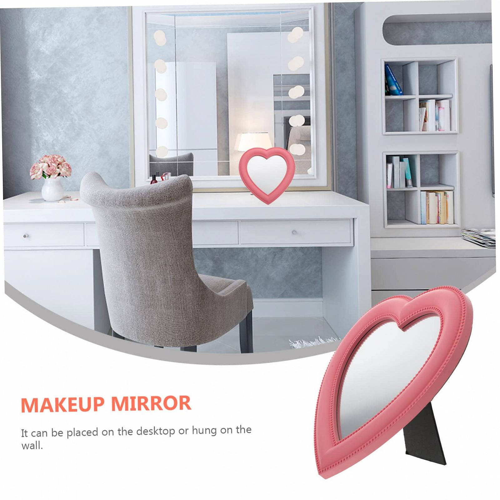 Дзеркало Angoily Pack of 8 серцеподібне make-up, фото №2