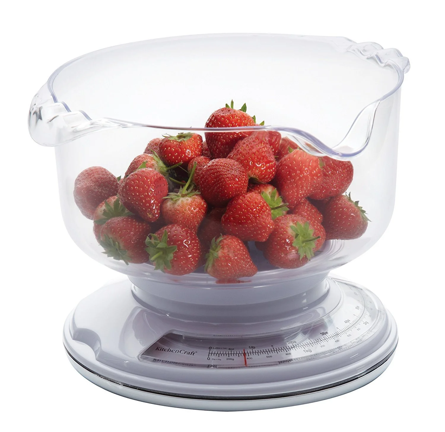 Кухонні ваги механічні KitchenCraft 3 кг (6.5 lb) з великою чашею, фото №2 Кухонні ваги механічні KitchenCraft 3 кг (6.5 lb) з великою чашею, фото №2