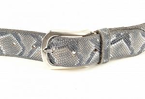 Ремень женский B.Belt Sabia Черный и серебристый металлик synthetic.ua - Фото 1