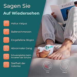 Шина для коррекции большого пальца стопы с регулируемой кнопкой Hallux Valgus, разделитель для выпрямления большого пальца, 1 шт, толстый силиконовый разделитель для пальцев ног, обновленная рама synthetic.ua - Фото 1