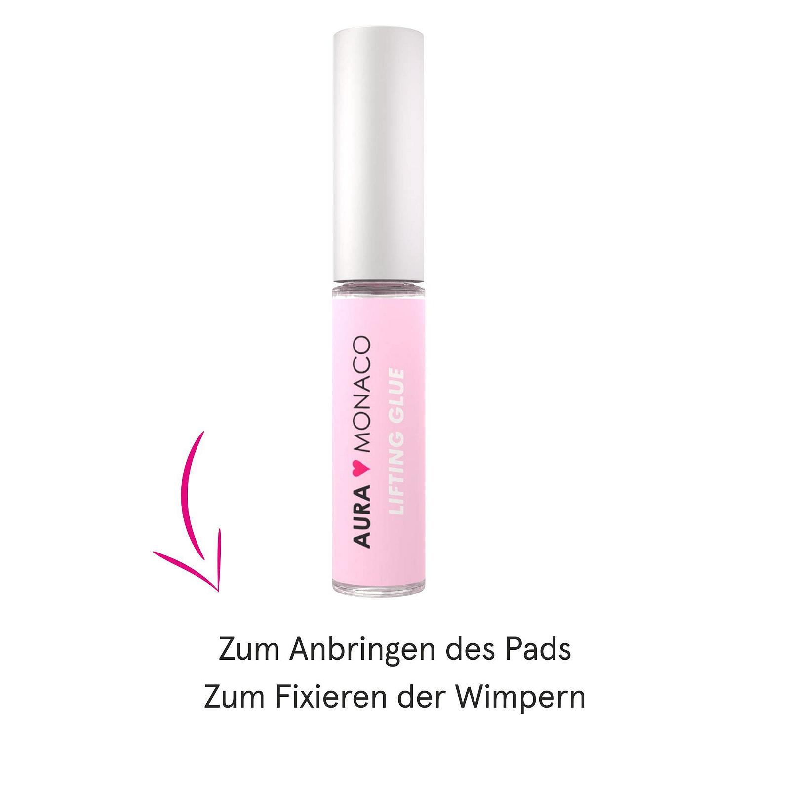 Набір AURA Monaco Eyelash Lifting Set для підняття вій у домашніх умовах з клеєм та лосьйонами для підняття вій, фото №2