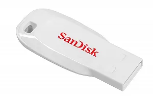 USB-флеш-накопичувач SanDisk Cruzer Blade 16GB White (123855) synthetic.ua - Фото 1