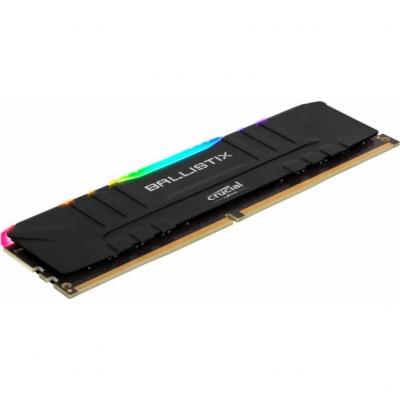 Оперативна пам'ять для ПК DDR4 16GB 3200 MHz Ballistix Black RGB Micron BL16G32C16U4BL, фото №2