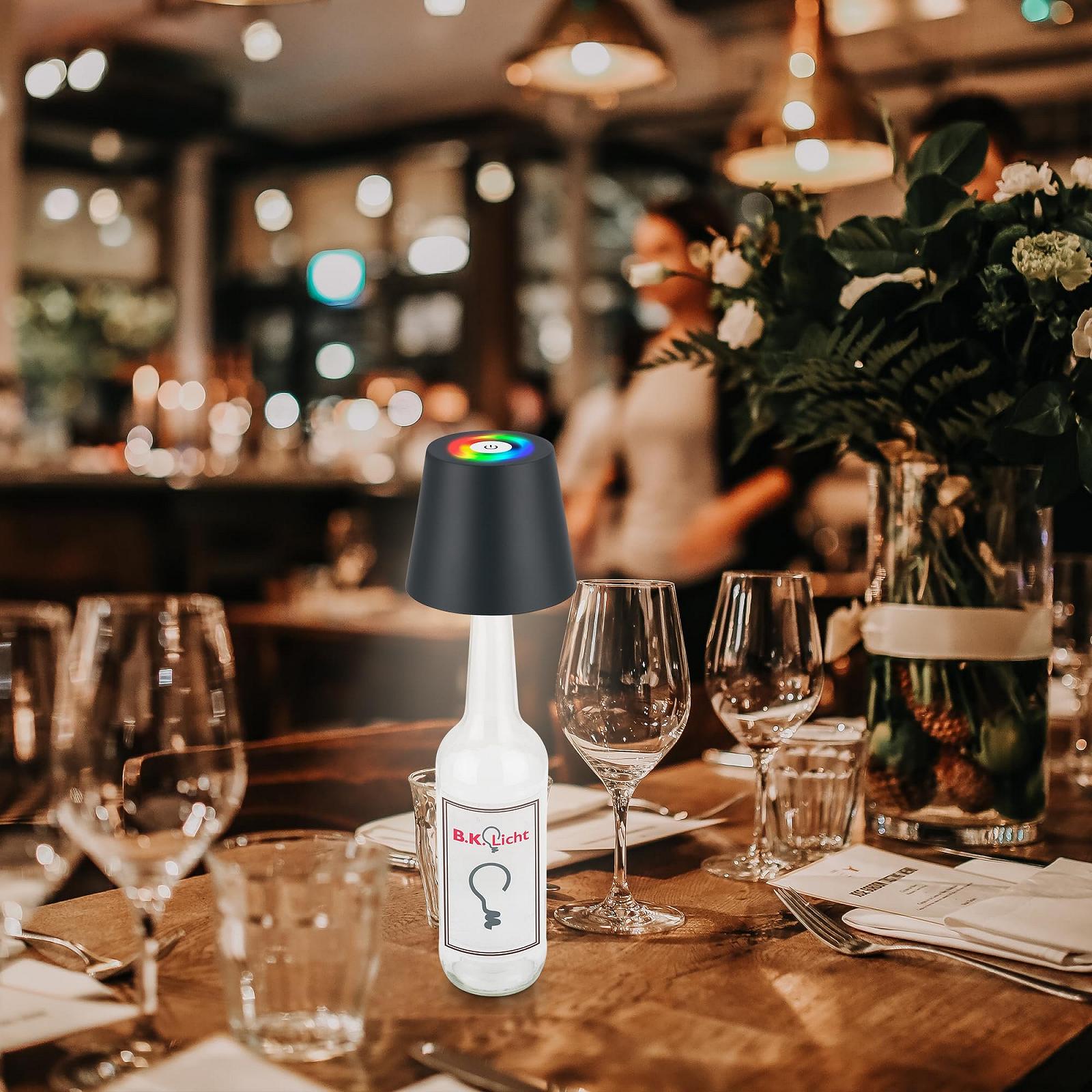 Настільна лампа B.K.Licht 3 in 1 RGBW LED Wireless IP44 Touch Dimmable 36 x 12 см, фото №4