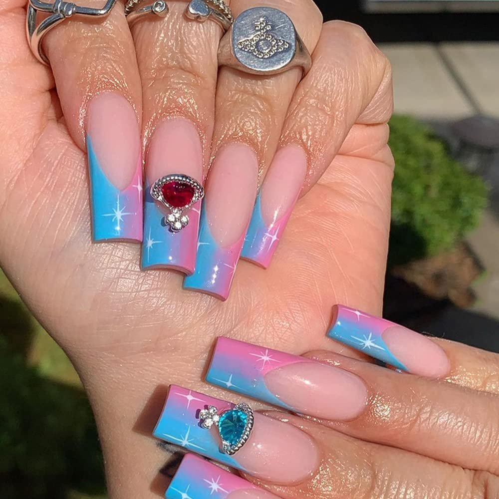 3D Сатурн Набір каменів для нігтів, фото №6