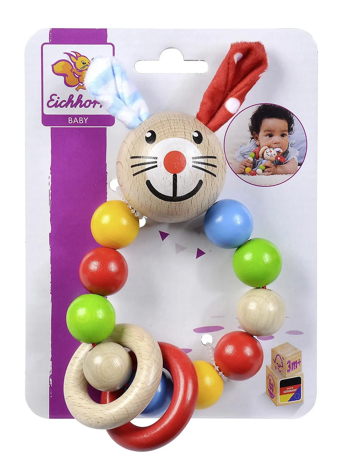 Погремушка Heros Baby Зайчик, фото №4