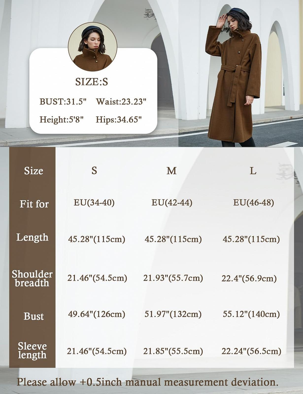 Пальто BEAUTELICATE Шерстяное Длинное, фото №6