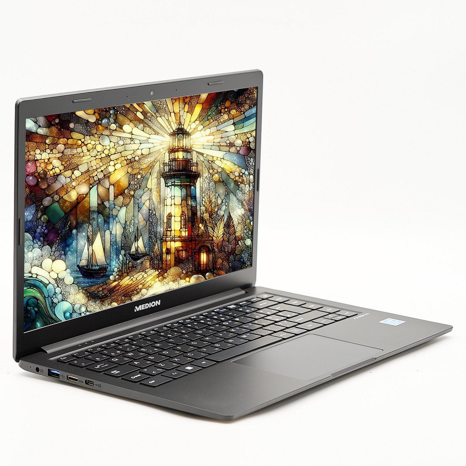 Ноутбук 14" Medion (Lenovo Group) Akoya E4252 Intel RAM 8 ГБ SSD 512 ГБ Intel Graphics Метал Ультрабук Win10 (4487), фото №3