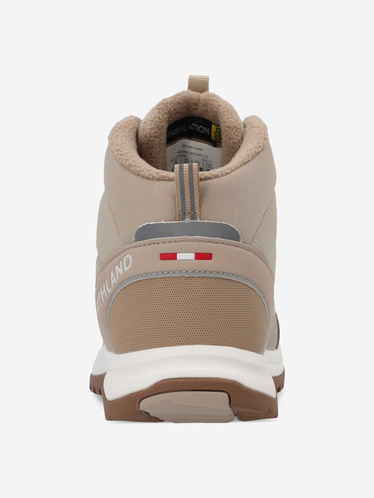 Детские утепленные ботинки Northland MOOSE MID NY 2 129295N16-T1 Бежевый размер 39, фото №5