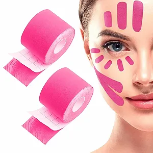 Стрічка для підтяжки обличчя, пластир проти зморшок, 2 шт. Багатофункціональна стрічка - Фото 1