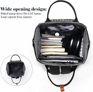 Рюкзак для ноутбука YIORMIOR 15.6 дюймів Modern Black synthetic.ua - Фото 1