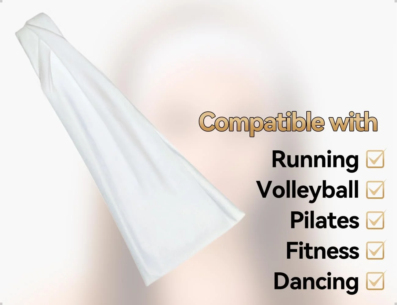 Пов'язка для волосся Еластична широка, фото №7