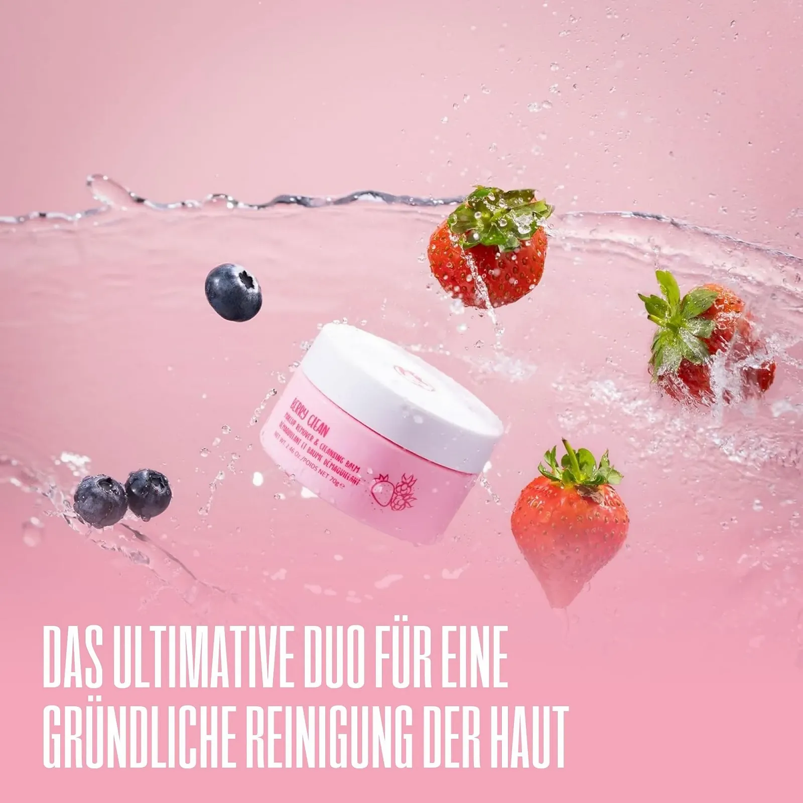 Бальзам для вмивання та зволожуюча пінка W7 Berry Clean М'яко видаляє макіяж, бруд та забруднення, фото №3 Бальзам для вмивання та зволожуюча пінка W7 Berry Clean М'яко видаляє макіяж, бруд та забруднення, фото №3