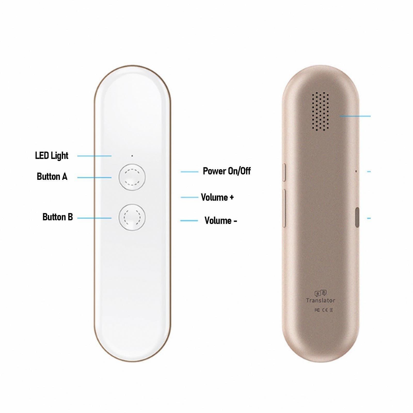 Пристрій для голосового перекладу Алюмінієвий сплав 5.0, акумулятор 800 мАг, фото №2