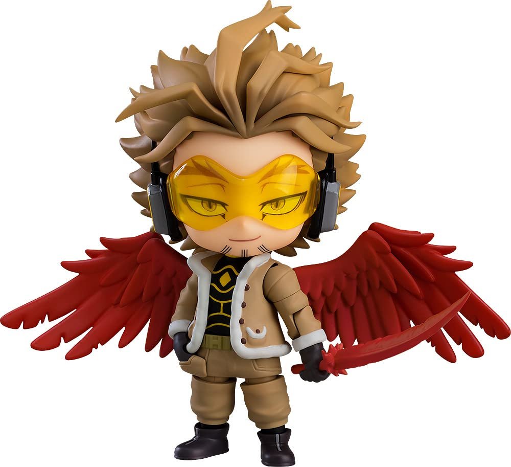 Фигурка Nendoroid Inconnu My Hero Academia Hawks 10 см, Черный, фото №1