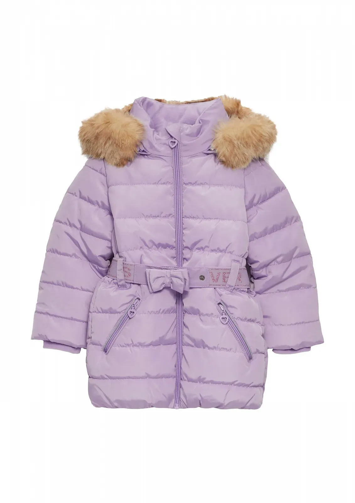 Куртка s.Oliver стеганая со съемным искусственным мехом, фото №1
