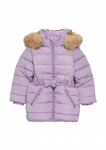 Куртка s.Oliver стеганая со съемным искусственным мехом - Фото 1