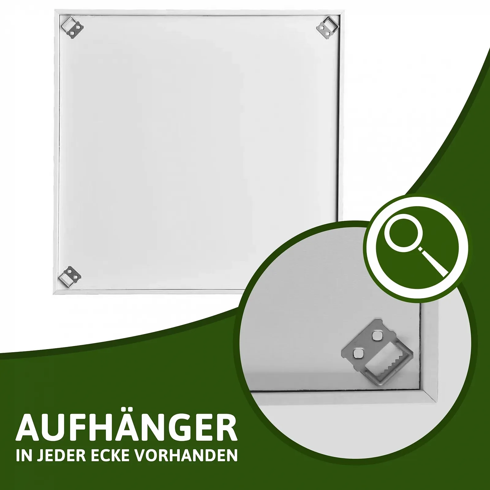 Картина на стіну Moss Ball Moss Sheet Рослинна 60 x 30 см Біла, фото №6