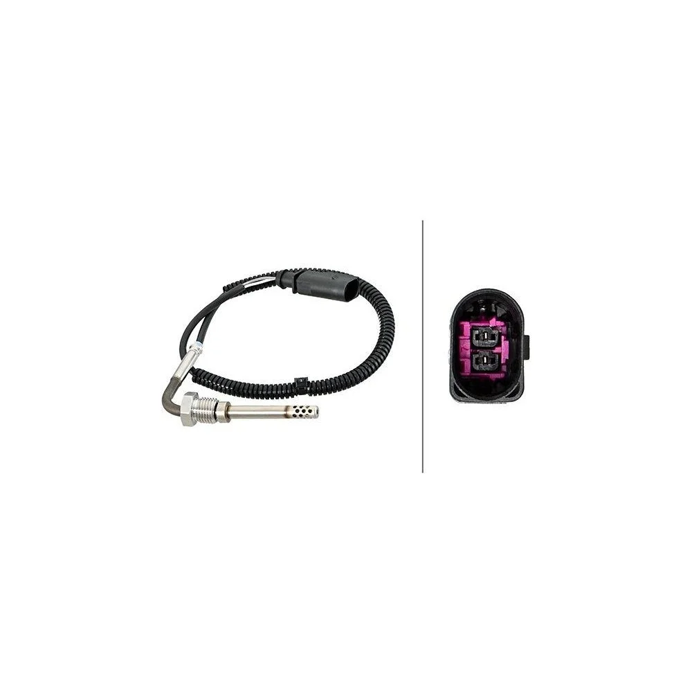 Датчик температури відпрацьованих газів HELLA 6PT 358 181-661 для AUDI VW, правий, фото №1