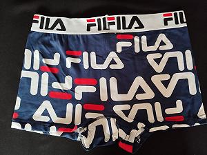 Чоловічі сині труси боксери Fila synthetic.ua - Фото 1