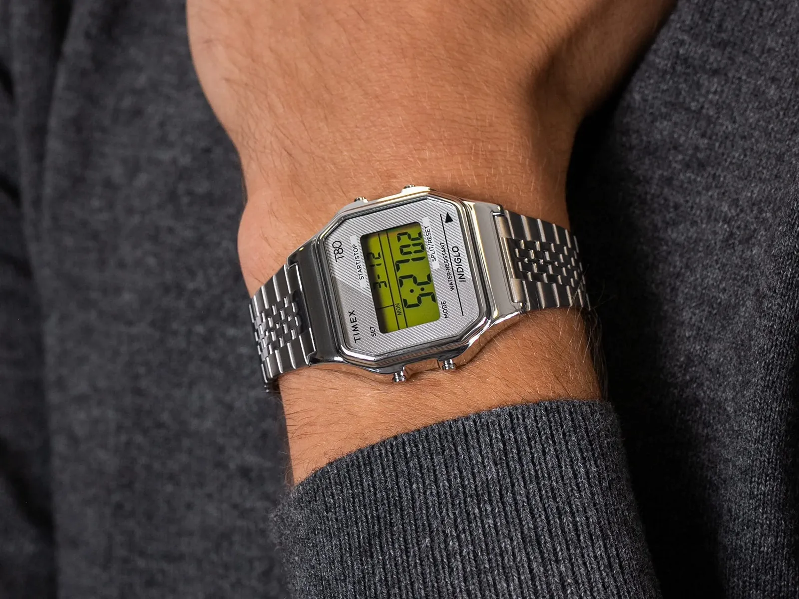 Цифровые часы Timex Unisex T80, фото №5 Цифровые часы Timex Unisex T80, фото №5