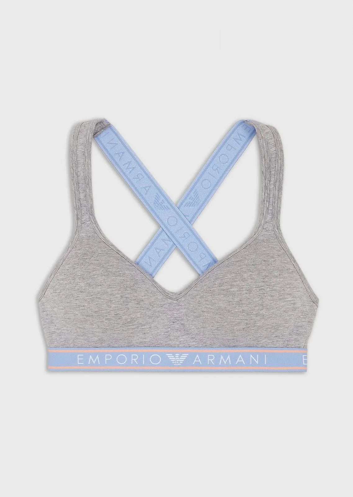 Бюстгальтер з ущільненими чашками Emporio Armani Iconic Logo Band непрозорий, фото №4 Бюстгальтер з ущільненими чашками Emporio Armani Iconic Logo Band непрозорий, фото №4