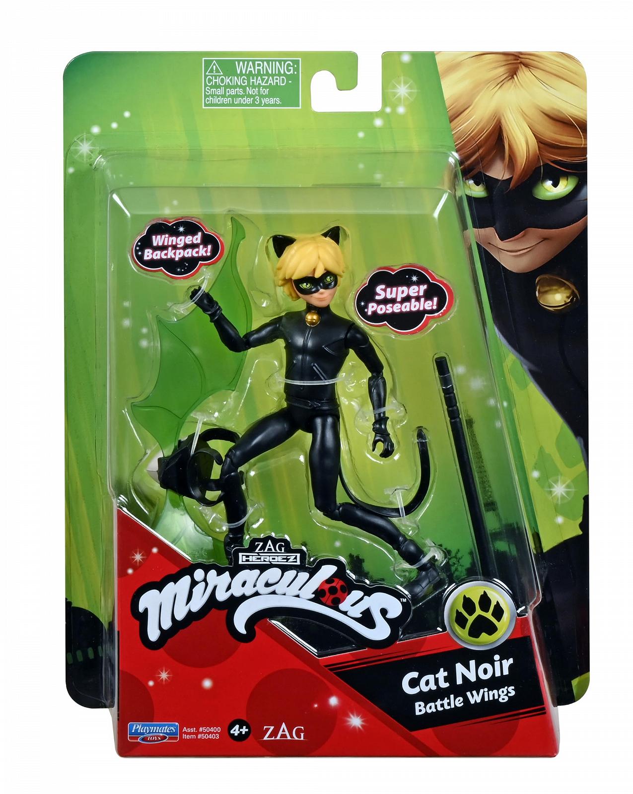Кукла Miraculous Cat Noir, 12 см, фото №4 Кукла Miraculous Cat Noir, 12 см, фото №4
