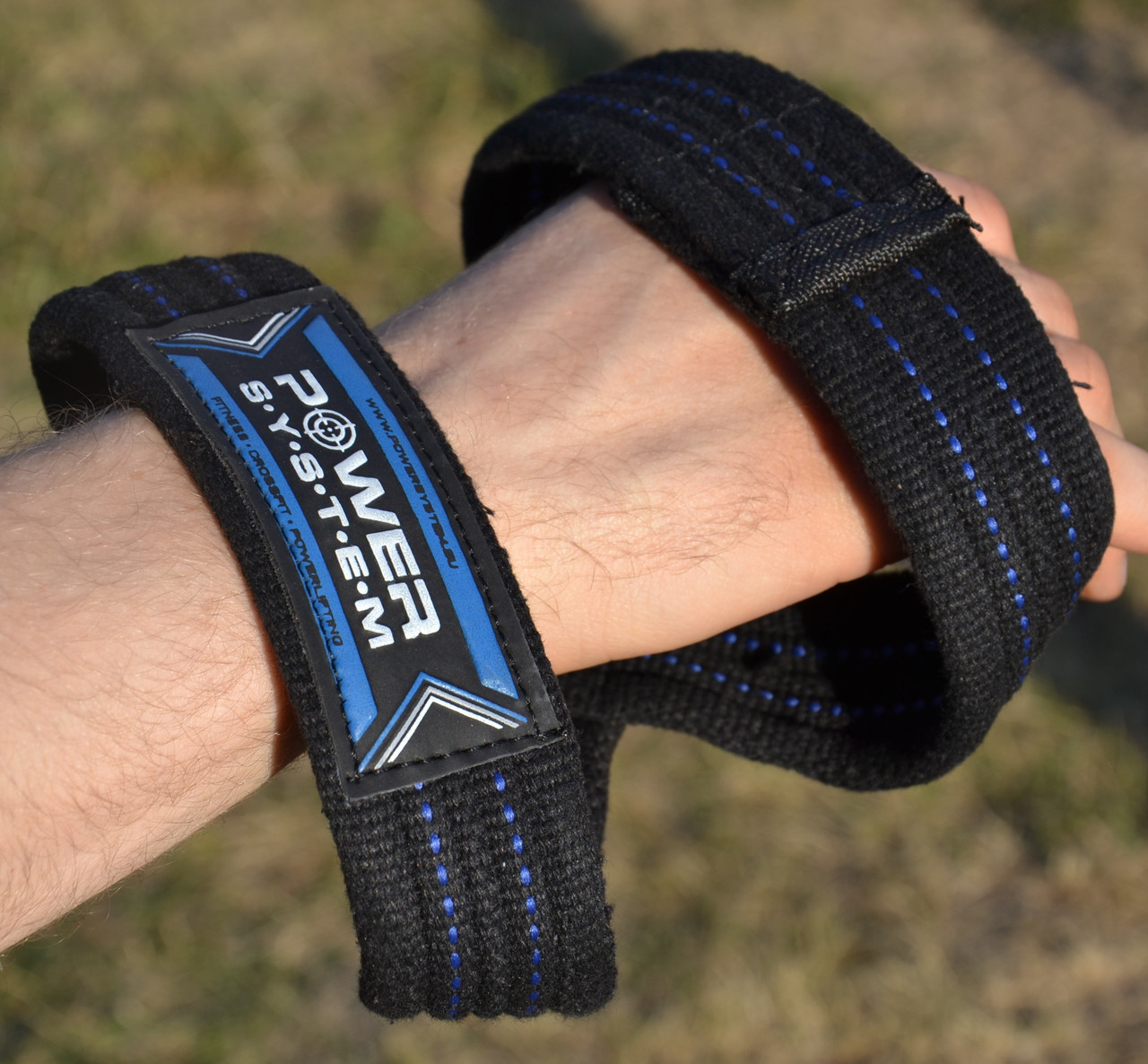 Лямки для тяги вісмірка Power System PS-3405 Figure 8 Black/Blue L/XL, фото №5 Лямки для тяги вісмірка Power System PS-3405 Figure 8 Black/Blue L/XL, фото №5