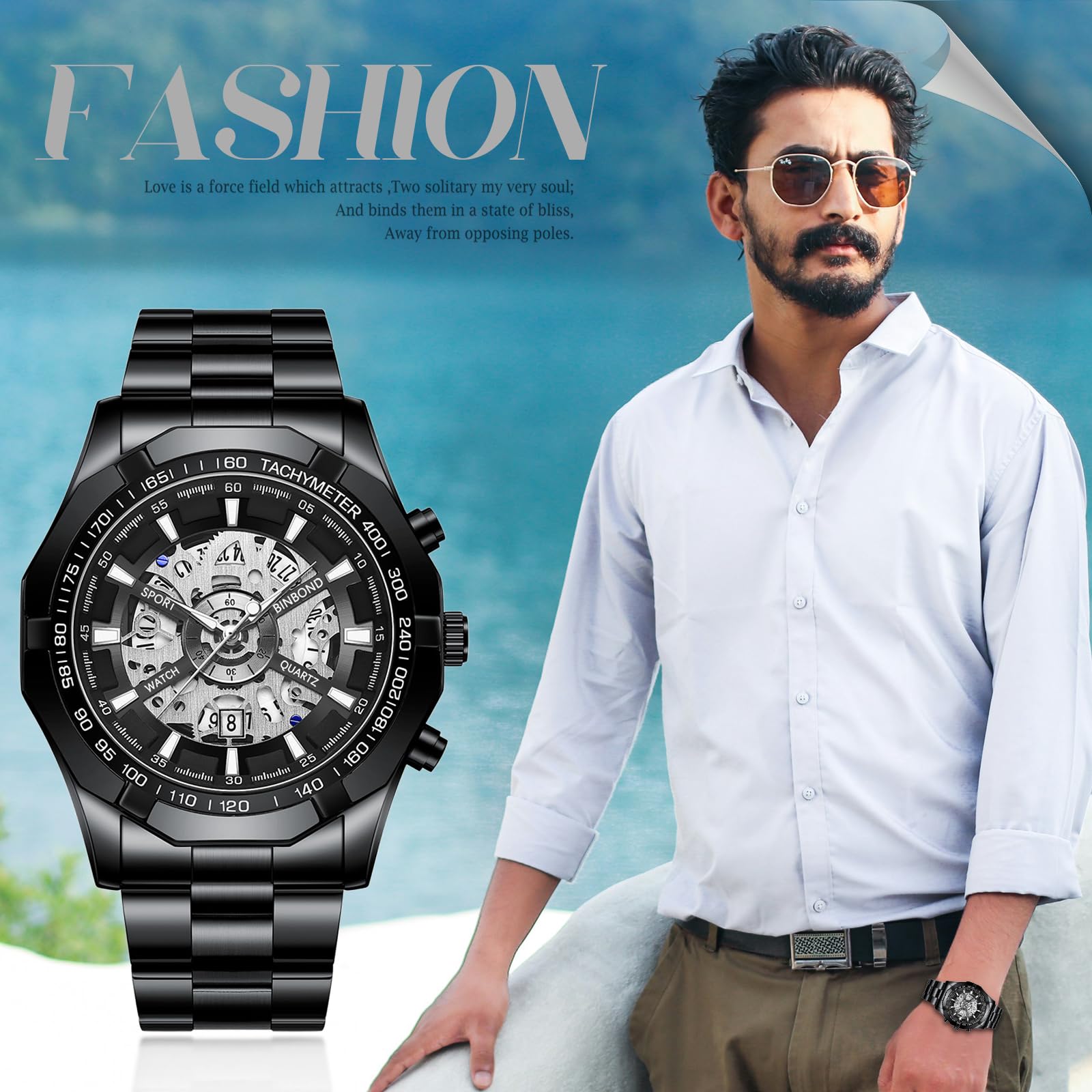 Часы JewelryWe Мужские Quartz Analogue 30 m Водонепроницаемые Бизнес Кэжуал с Нержавеющим Ремешком и Светящимися Стрелками Серебристый, фото №6 Часы JewelryWe Мужские Quartz Analogue 30 m Водонепроницаемые Бизнес Кэжуал с Нержавеющим Ремешком и Светящимися Стрелками Серебристый, фото №6