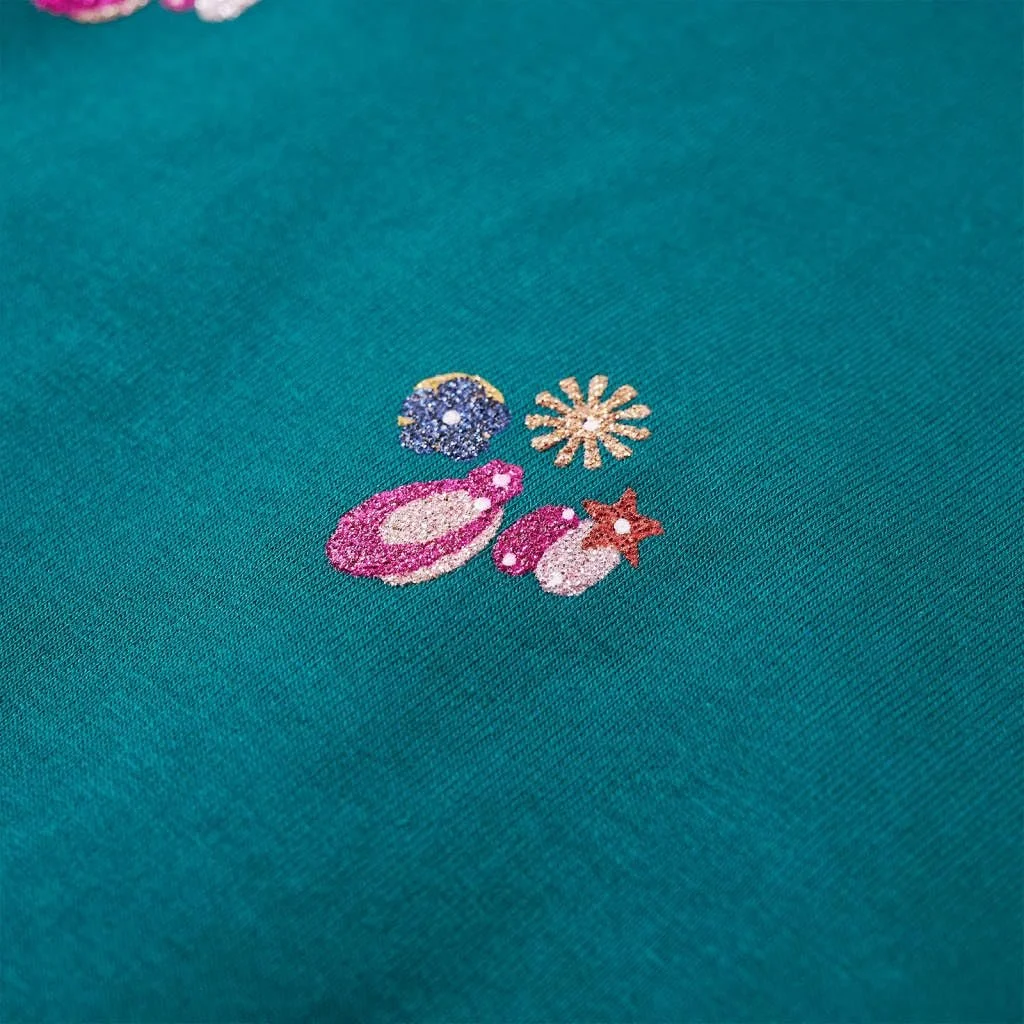 Детский свитшот Зеленый, 140, фото №5