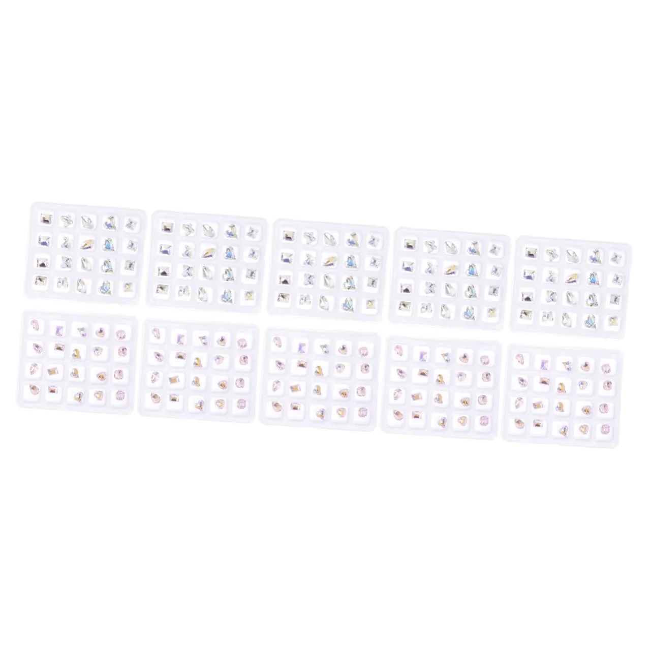 Стрази Healeved, 200 шт, різних форм, фото №1