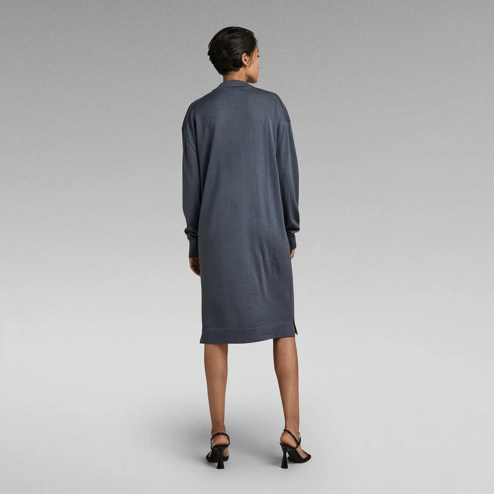 Женское платье G-Star Polo Dress Knit Washable Merino Knit - S, фото №3