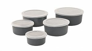 Набір мисок з кришками Outwell Tulip Bowls & Lids Set, 5 шт - Фото 1