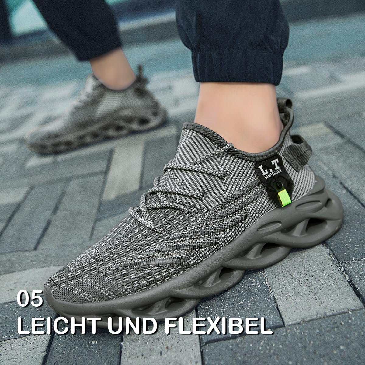 Чоловічі зимові утеплені черевики ZDFQLGV для активного відпочинку Водонепроникні, фото №6 Чоловічі зимові утеплені черевики ZDFQLGV для активного відпочинку Водонепроникні, фото №6