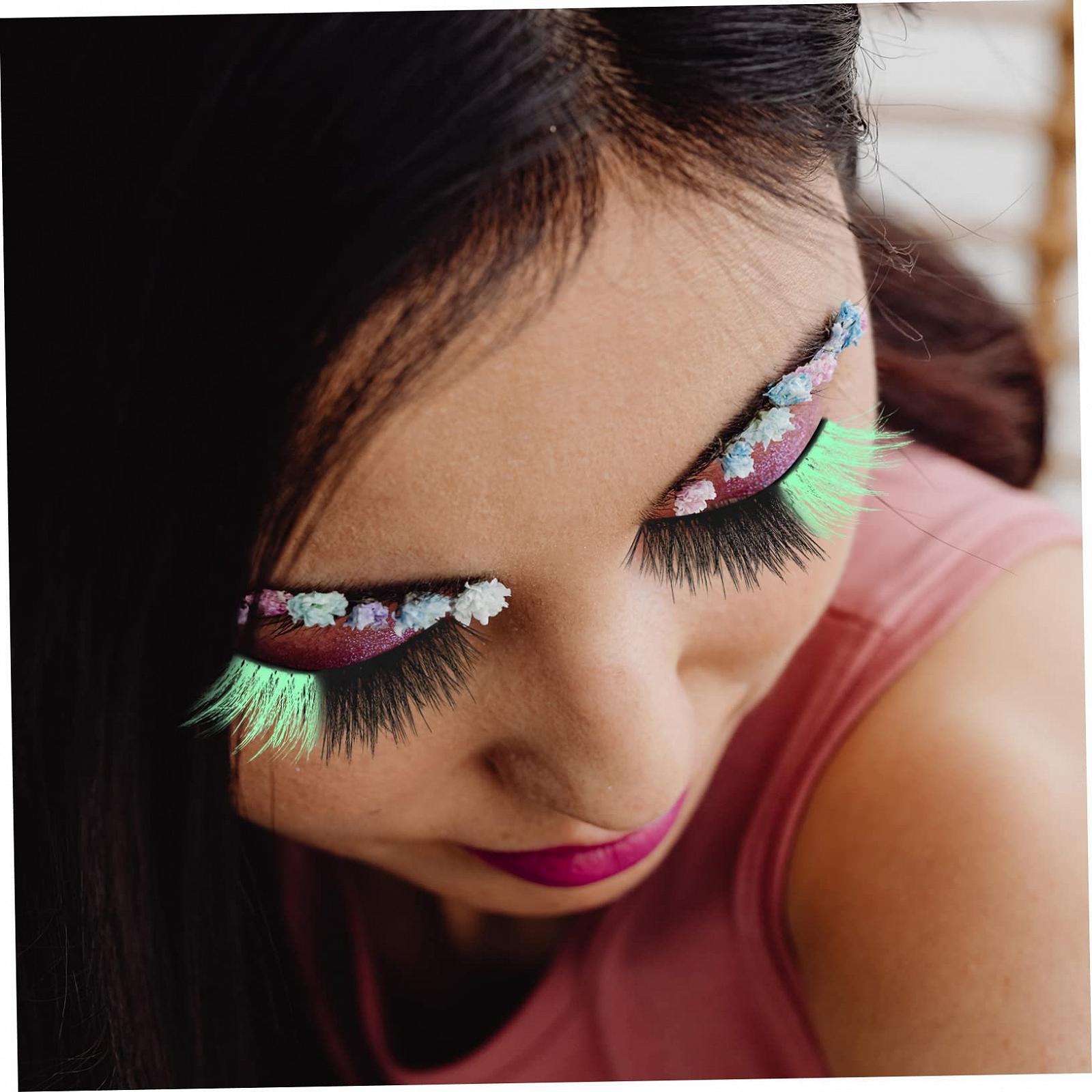 Комплект Angoily 25 Пара Кольорові Накладні Вії Набір Імітація, фото №7