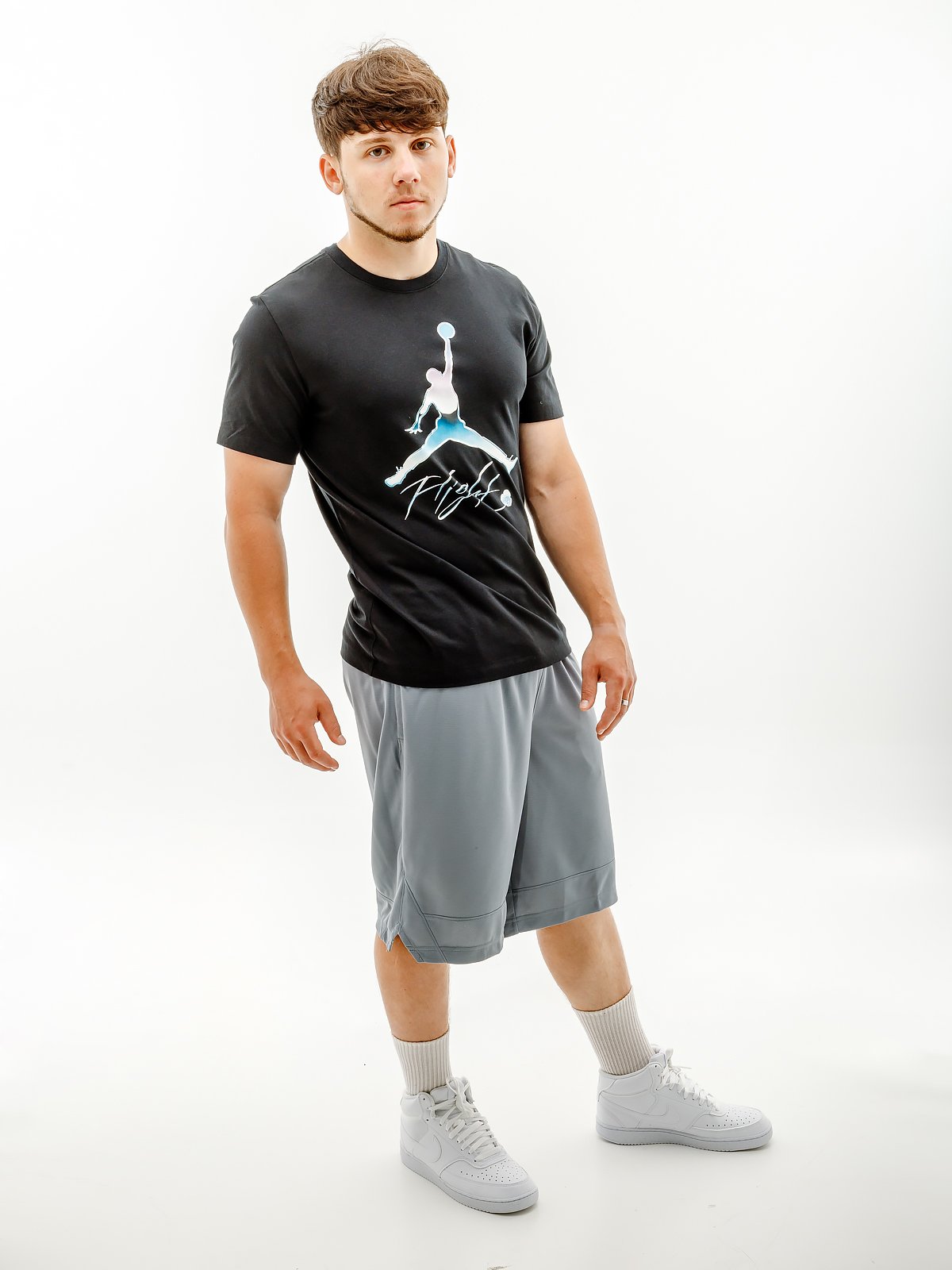 Футболка JORDAN M J BRAND GRAPHIC SS CREW M, фото №4