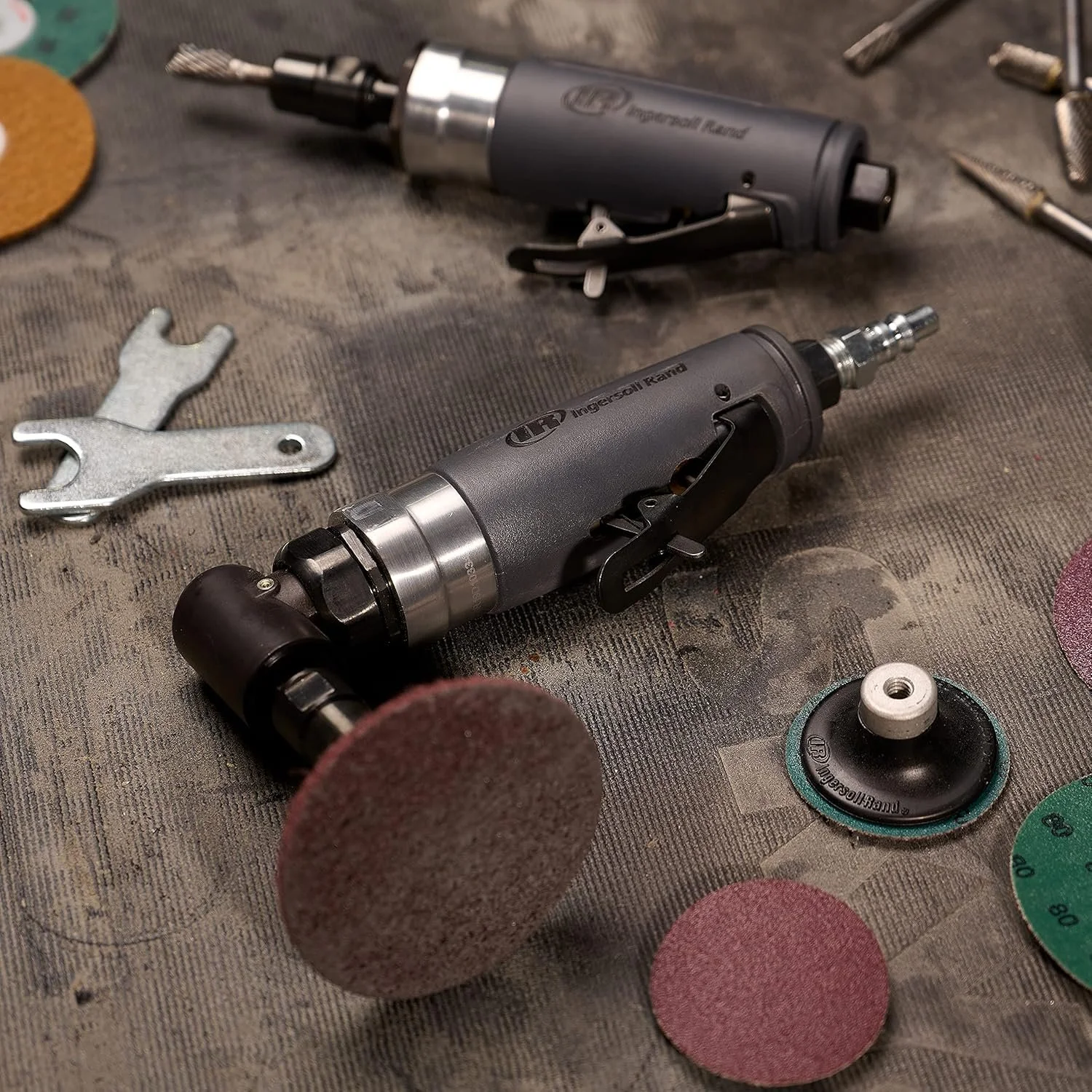 Пневматическая шлифмашина Ingersoll Rand 308B-M / 25 000 об/мин / Серый, фото №3